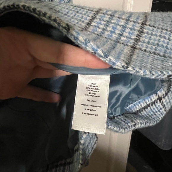 Talbots Plaid Blazer 16WP - Picture 8 of 10